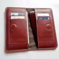 IPhone 7plus Leather Case. Iphone 7plus Wallet Case. Sarung Hp Kulit
