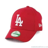 Topi baseball LA merah bisa pria wanita