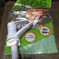 Kran Keran Wastafel Air Plastik PVC Tebal 1/2 Inch Murah Engkol IFOS