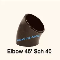 2” Elbow / knee Las Sch 40 ( 2 inch ) - Keni ( 45 derajat ) CS Besi