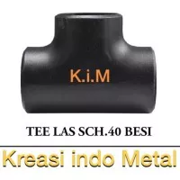 Tee las sch 40 ( 1/2 inch ) - carbon steel ( 1/2” )
