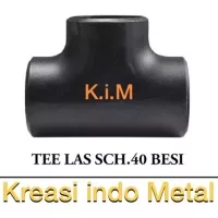 Tee las sch 40 ( 3/4 inch ) - carbon steel ( 3/4” )