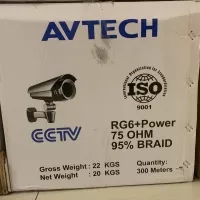 Kabel CCTV RG 6 + Power Avtech 300m