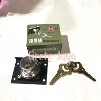 Kunci Laci / Lemari 808 Besar Kuningan Drawer Lock Asli Original