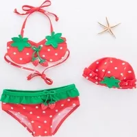 Baju Renang Anak/ Bayi/ Bikini Anak/ Bayi Strawberry Bikini