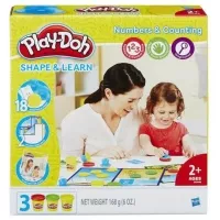 Play doh shape and learn numbers and counting