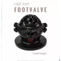 Foot Valve 4” PN-16 Flanged Sambungan Pipa Cast Iron