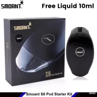 Smoant S8 Pod Starter Kit Vape Free Liquid = Siap Ngebul