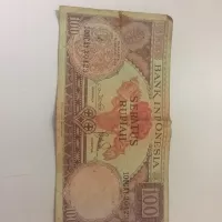 Uang Kuno 100 Rupiah Tahun 1959 Gambar Bunga Raflesia