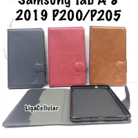 Flip Cover Samsung Tab A 8 2019 P200/P205 Sarung Buku Dompet Case