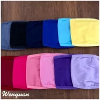 Masker Mulut Polos / Masker Mulut Warna (Handmade)