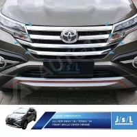 Cover front grill chrome all new rush terios 2018 up merek jsl