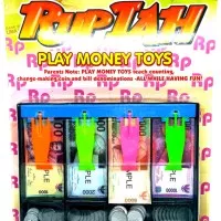 Mainan uang rupiah kasir play money toys cashier cash drawer register