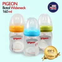 baby bottle pigeon wide neck pigeon 160ml isi 3 botol dot susu bayi