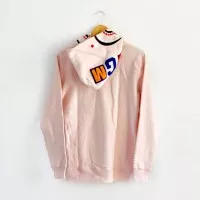 Bape Soft Pink Shark Full Zip Hoodie