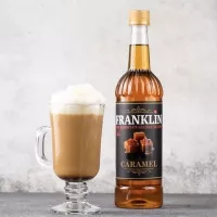 Franklin Premium Simple Syrup Caramel - sirup pencampur minuman