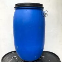 DRUM PLASTIK-TONG SAMPAH-TONG PLASTIK HDPE 120 L Ada Gagangnya