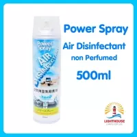 Power Spray Air Disinfectant 500ml Non Perfume Pembersih Udara