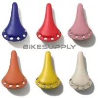 Sadel Sepeda Fixie Biru Merah Pink Orange Kuning Putih -Saddle Kancing