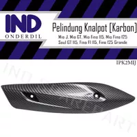 MC Pelindung-Cover Knalpot Karbon-Carbon Mio J-GT/Soul GT/Fino-FI