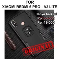 Leather iring case Xiaomi Redmi 6 Pro Mi A2 Lite softcase hp tpu ring
