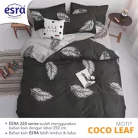 Sprei Set Premium Katun ESRA Coco Leaf Terbaru