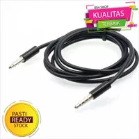 Kabel Audio AUX Stereo 3.5mm HiFi 1 Meter Untuk iPhone 4 - Hitam