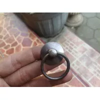 handle / ring pull / tarikan laci kuningan antik motif anting 02 Asli