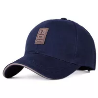 EDIKO Topi Baseball Golf Logo Ediko Sport Fashion - navy Blue