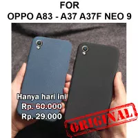 Soft Case Oppo A83 - A37 A37f Neo 9 casing hp cover silikon SAND SCRUB - Neo 9 A37, Black