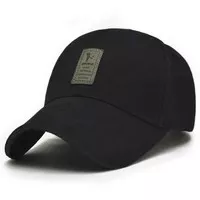 EDIKO Topi Baseball Golf Logo Ediko Sport Fashion - Black