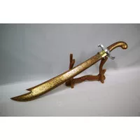 PAGODA pedang arab zulfakor x zulfikar ukuran besar gold