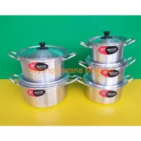 Panci Set 5 pcs / Panci Jawa Set / Panci Set Jawa / Panci Murah 5pcs