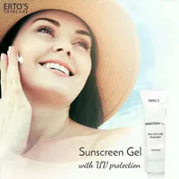 ERTOS Sunscreen Gel Sunblock UV Protection Tabir Surya SPF 50+ PA BPOM