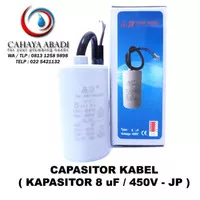 GROSIR - KAPASITOR KABEL - 8 UF / 450V - CAPASITOR - JP