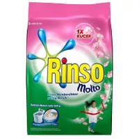 RINSO DETERJEN POWDER + MOLTO ROSE FRESH BAG 770/800g