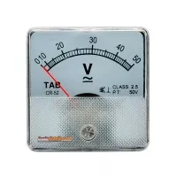 Volt Meter Analog AC / DC 50 V CR52 TAB