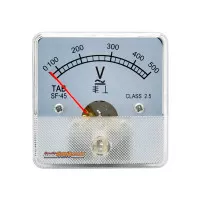 Volt Meter Analog AC / DC 500 V CR45 TAB