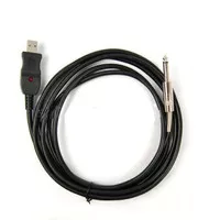 USB Guitar Link Audio Cable for PC / Mac 3M - Hitam