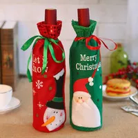 Di Jual Xbcf Sarung Botol Wine Minuman Dekorasi Natal Bottle Cover Bag
