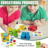 Thinking Training ildren Face-anging Puzzle Building Cubes