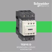 Schneider Electric TeSys D Kontaktor 3P(3NO) 65A 110VAC LC1D65AF7