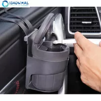 Car Cup holder Vehicle Headrest Door Stand Mount ABS Black Interior