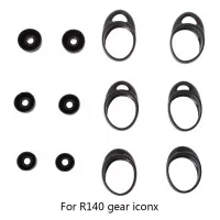3 Pasang Casing Pelindung Silikon untuk Samsung Gear iconx sm-r140