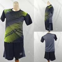 Baju Jersey Setelan Kaos Voli Volley Print Anak - Mizuno MZ121 Hitam