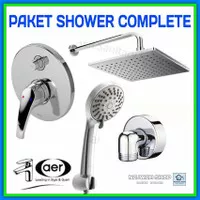 Shower Set Kran Tanam Toto TX404SDZ Wall & Hand Shower WS 19 & YSH 5C