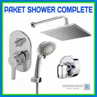 Shower Set Kran Tanam Toto TX442SPN Wall & Hand Shower WS 19 & YSH 5C