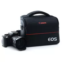 EOS Tas Selempang Kamera DSLR for Canon Nikon - A1705 - Black