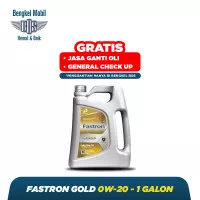 FASTRON GOLD 0W-20 @ GALON - GRATIS JASA GANTI OLI