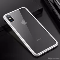 Hard Case Magnetic Iphone X / XS Hardcase Metal Glass 1 Sisi Casing Hp